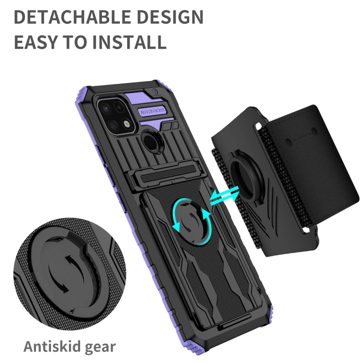 For OPPO Realme C21 Armor Wristband Phone Case