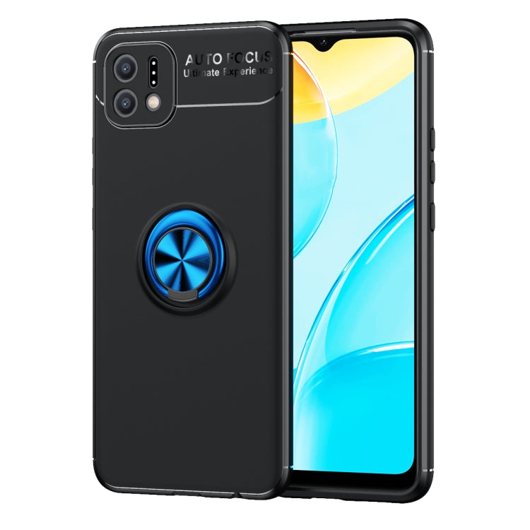 For OPPO A16K Metal Ring Holder TPU Phone Case