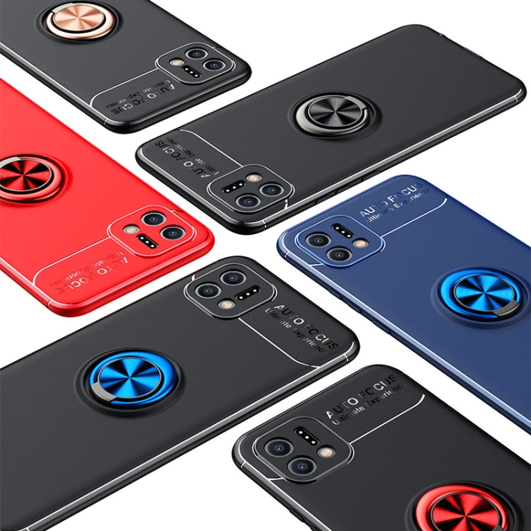 For OPPO A16K Metal Ring Holder TPU Phone Case