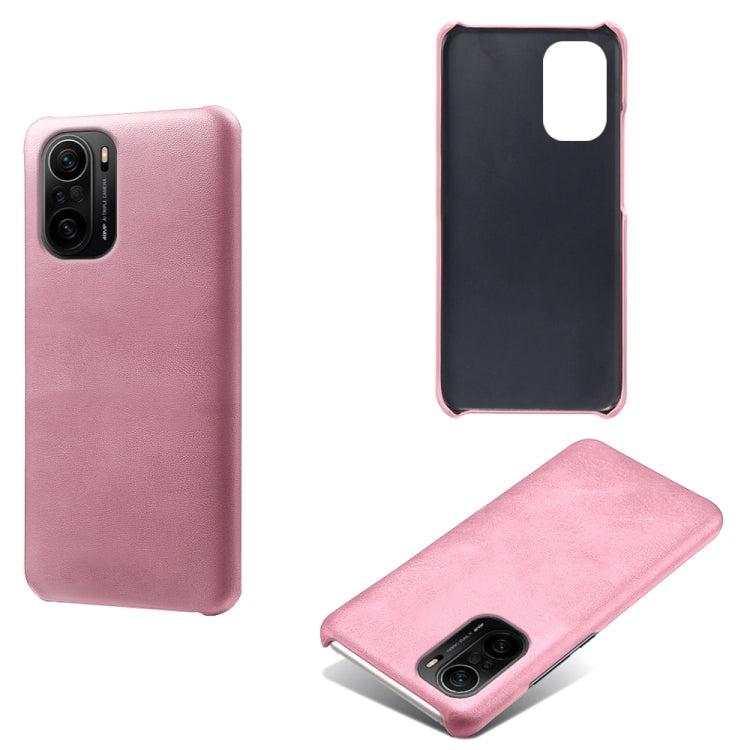 For Xiaomi Redmi K40 Calf Texture PC + PU Phone Case