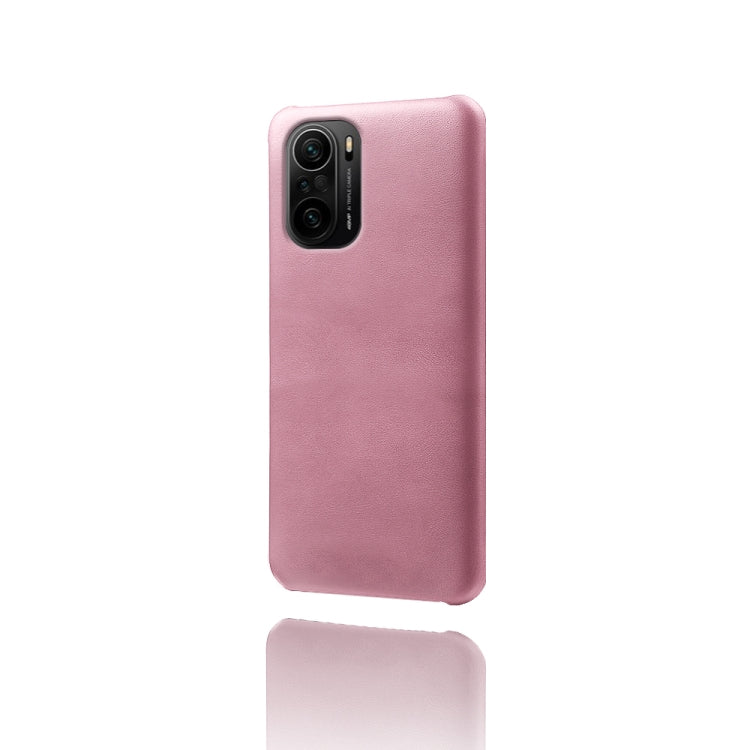 For Xiaomi Redmi K40 Calf Texture PC + PU Phone Case