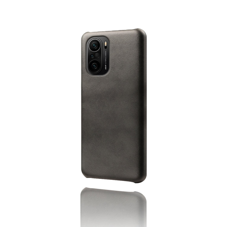 For Xiaomi Redmi K40 Calf Texture PC + PU Phone Case