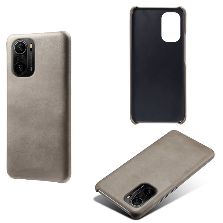 For Xiaomi Redmi K40 Calf Texture PC + PU Phone Case