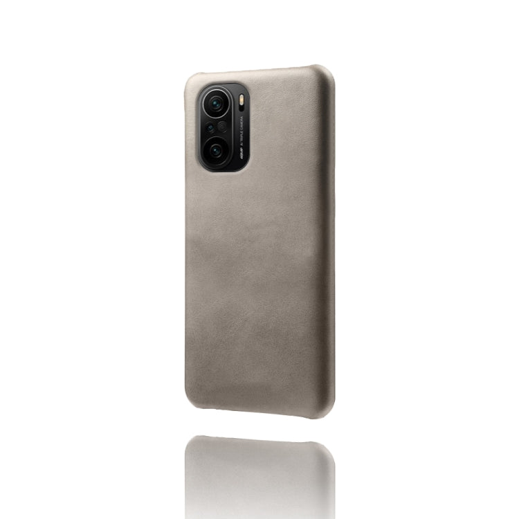 For Xiaomi Redmi K40 Calf Texture PC + PU Phone Case