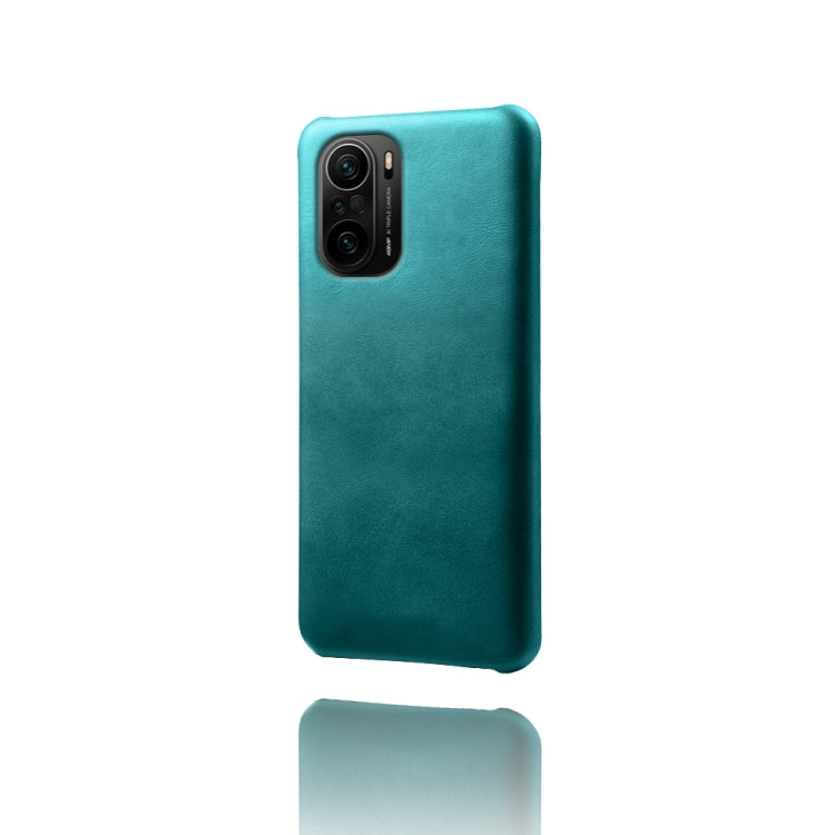 For Xiaomi Redmi K40 Calf Texture PC + PU Phone Case