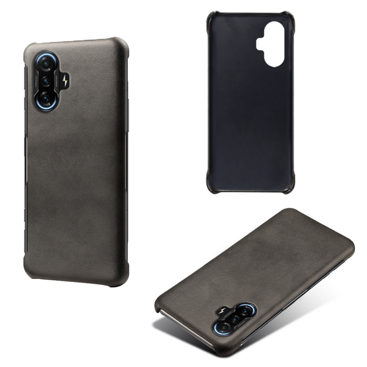 For Xiaomi Redmi K40 Gaming Calf Texture PC + PU Phone Case