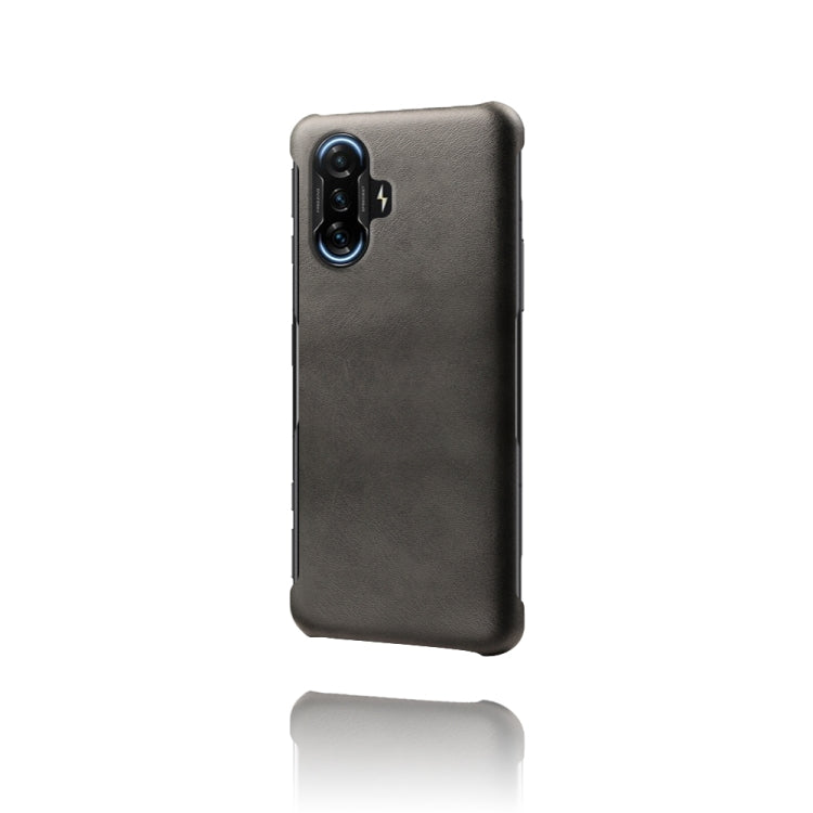 For Xiaomi Redmi K40 Gaming Calf Texture PC + PU Phone Case