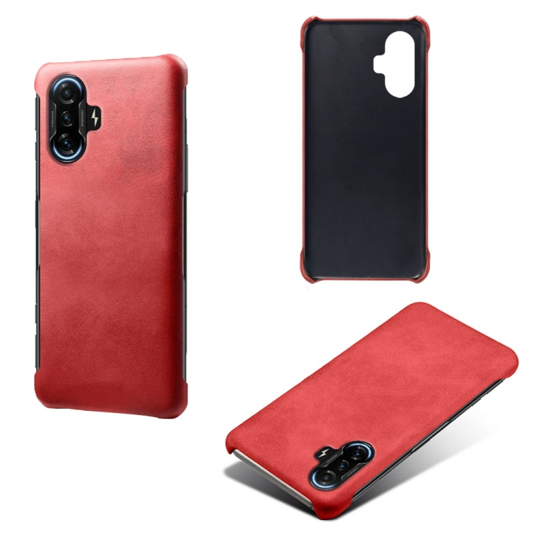 For Xiaomi Redmi K40 Gaming Calf Texture PC + PU Phone Case