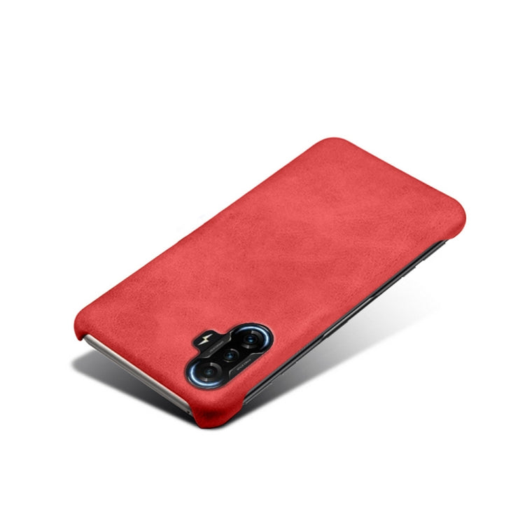 For Xiaomi Redmi K40 Gaming Calf Texture PC + PU Phone Case