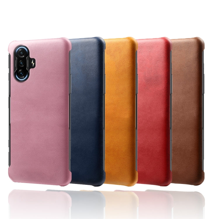 For Xiaomi Redmi K40 Gaming Calf Texture PC + PU Phone Case