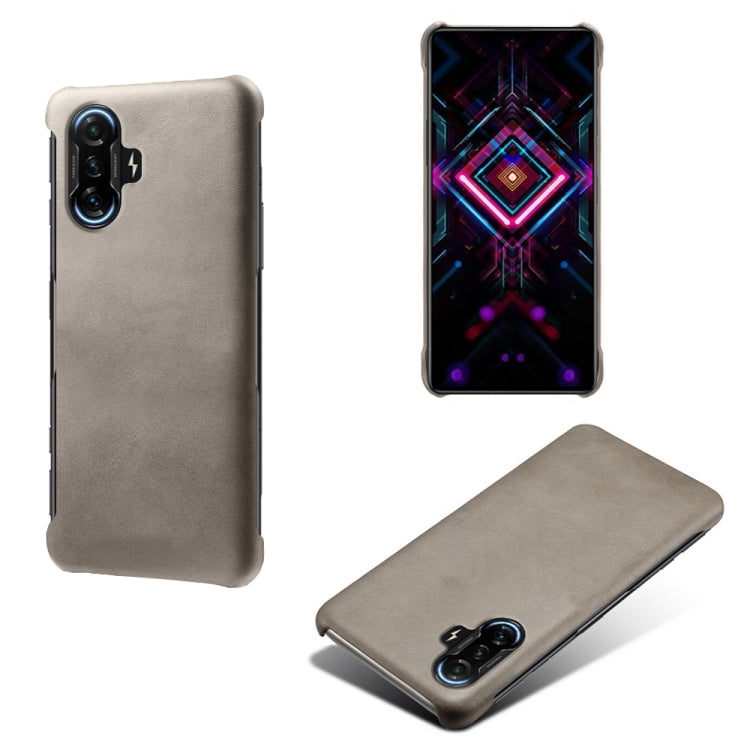 For Xiaomi Redmi K40 Gaming Calf Texture PC + PU Phone Case