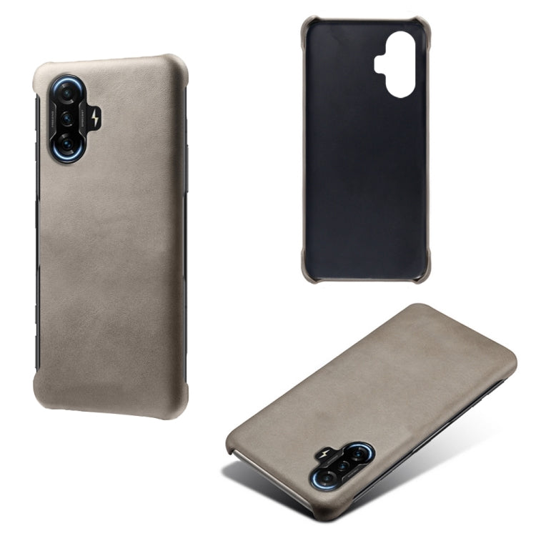 For Xiaomi Redmi K40 Gaming Calf Texture PC + PU Phone Case