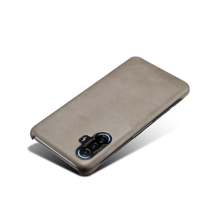 For Xiaomi Redmi K40 Gaming Calf Texture PC + PU Phone Case