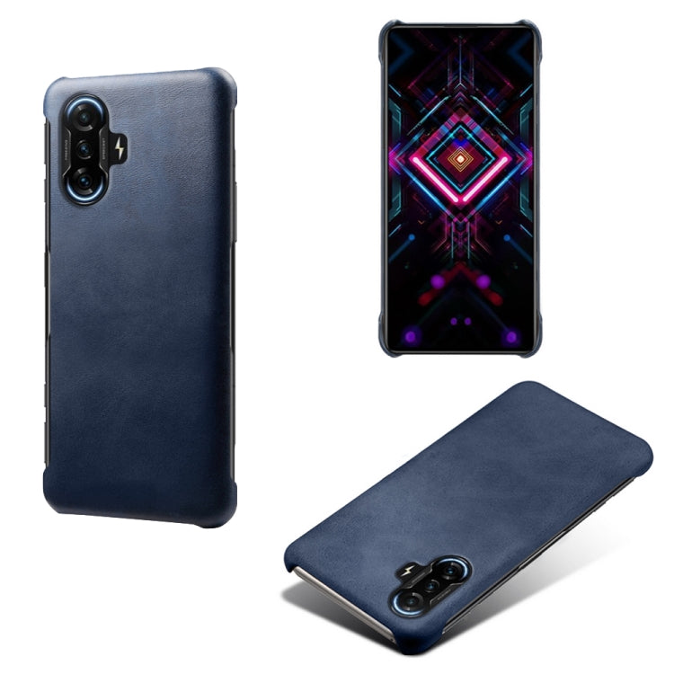 For Xiaomi Redmi K40 Gaming Calf Texture PC + PU Phone Case