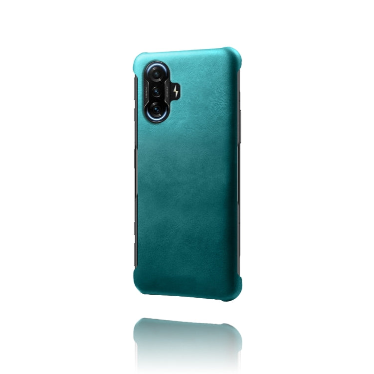 For Xiaomi Redmi K40 Gaming Calf Texture PC + PU Phone Case