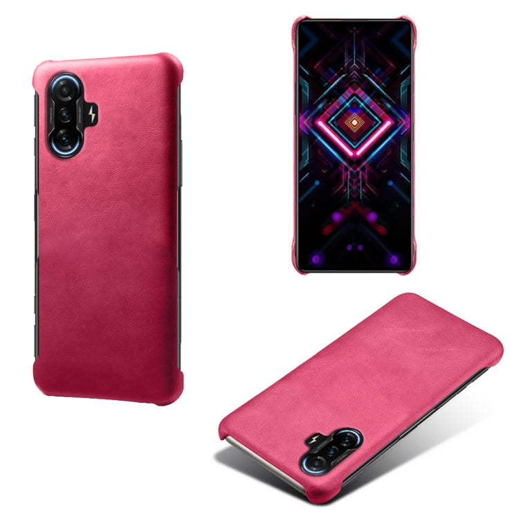For Xiaomi Redmi K40 Gaming Calf Texture PC + PU Phone Case