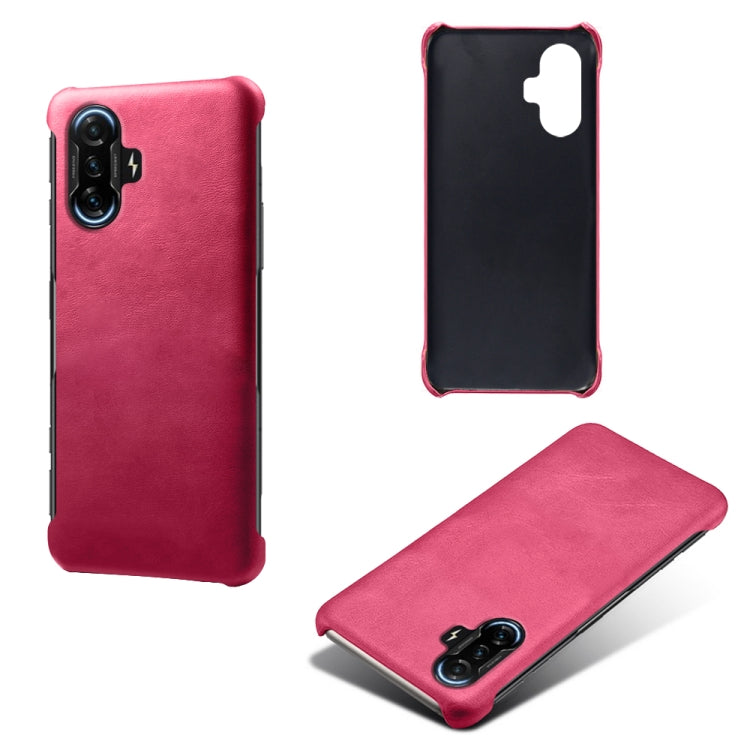For Xiaomi Redmi K40 Gaming Calf Texture PC + PU Phone Case