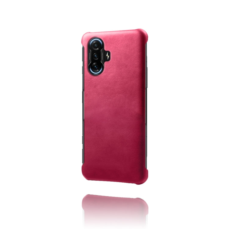 For Xiaomi Redmi K40 Gaming Calf Texture PC + PU Phone Case