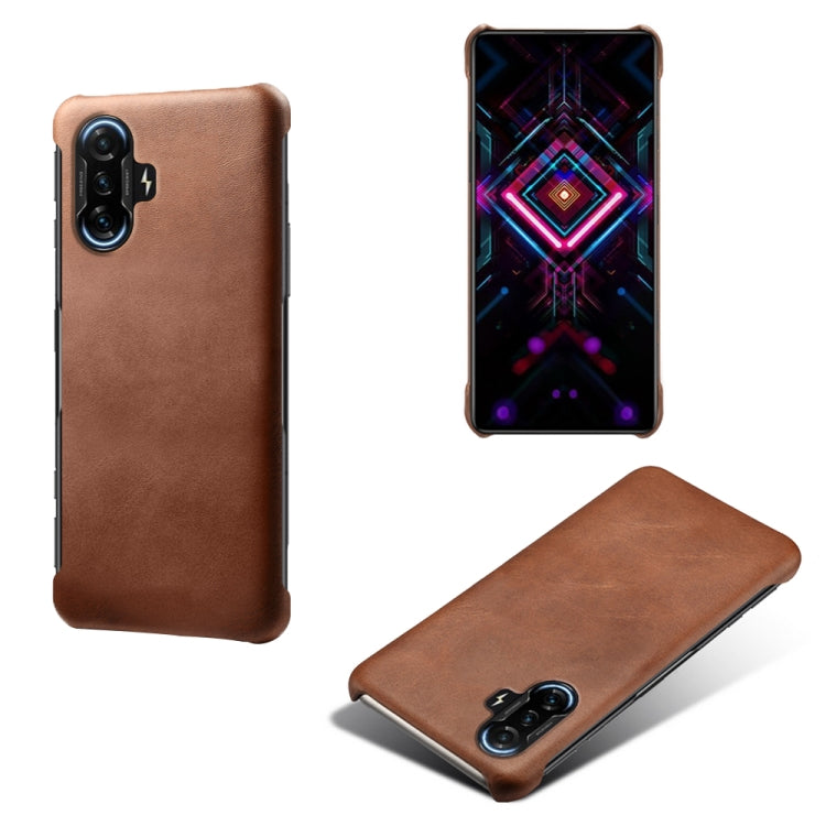 For Xiaomi Redmi K40 Gaming Calf Texture PC + PU Phone Case