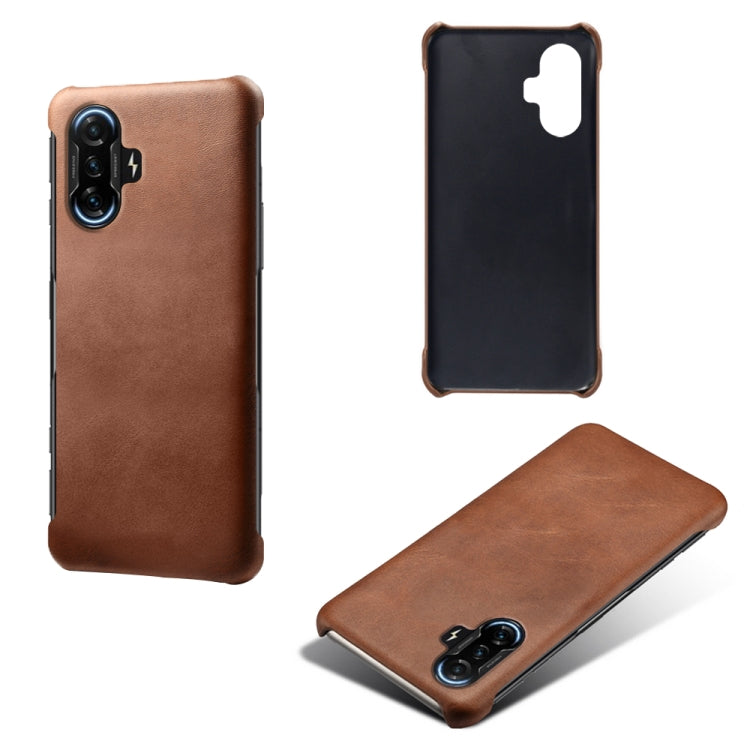 For Xiaomi Redmi K40 Gaming Calf Texture PC + PU Phone Case