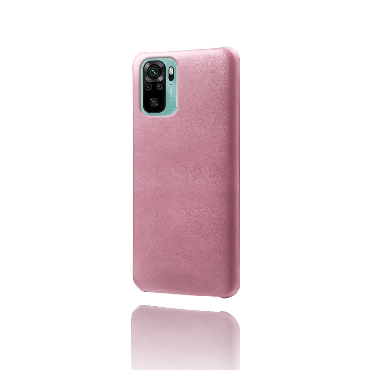 For Xiaomi Redmi Note 10 4G Calf Texture PC + PU Phone Case