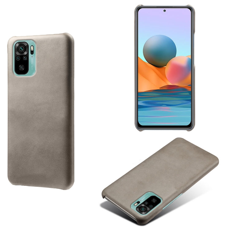 For Xiaomi Redmi Note 10 4G Calf Texture PC + PU Phone Case