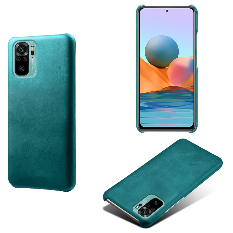 For Xiaomi Redmi Note 10 4G Calf Texture PC + PU Phone Case