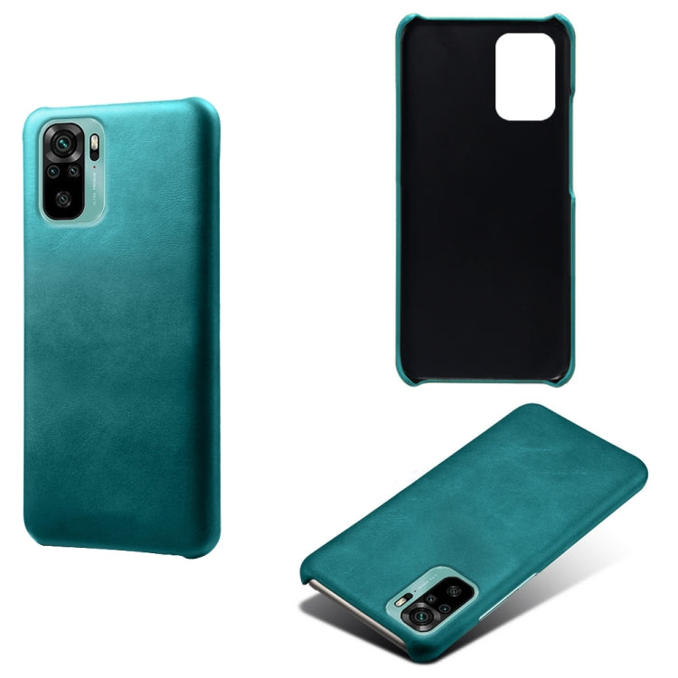 For Xiaomi Redmi Note 10 4G Calf Texture PC + PU Phone Case