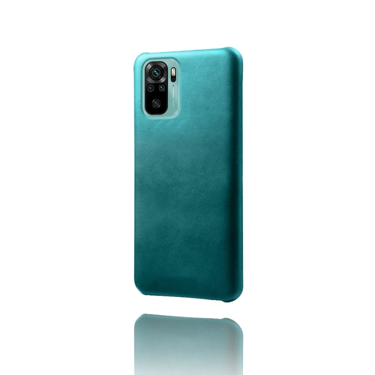 For Xiaomi Redmi Note 10 4G Calf Texture PC + PU Phone Case
