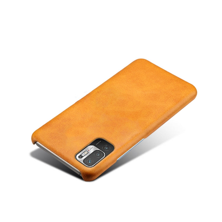 For Xiaomi Redmi Note 10 5G Calf Texture PC + PU Phone Case