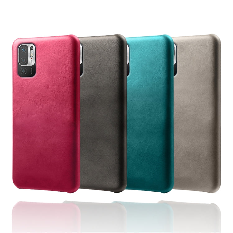 For Xiaomi Redmi Note 10 5G Calf Texture PC + PU Phone Case