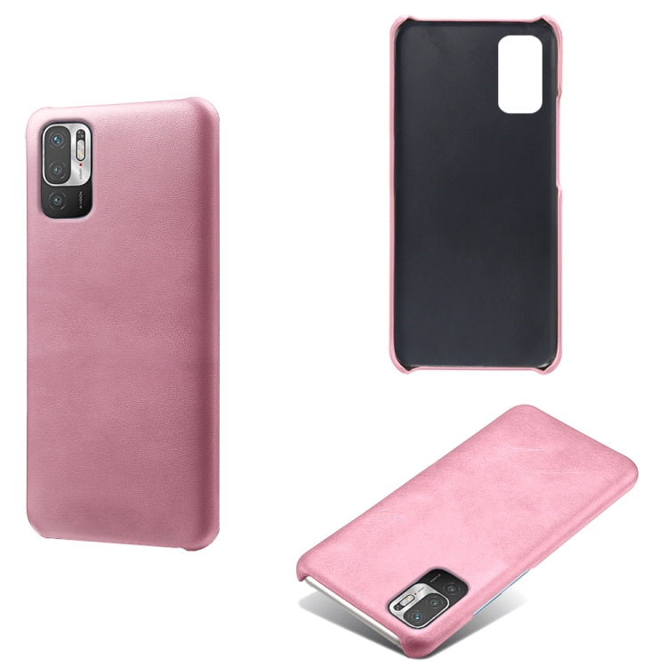 For Xiaomi Redmi Note 10 5G Calf Texture PC + PU Phone Case