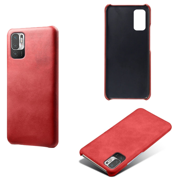 For Xiaomi Redmi Note 10 5G Calf Texture PC + PU Phone Case