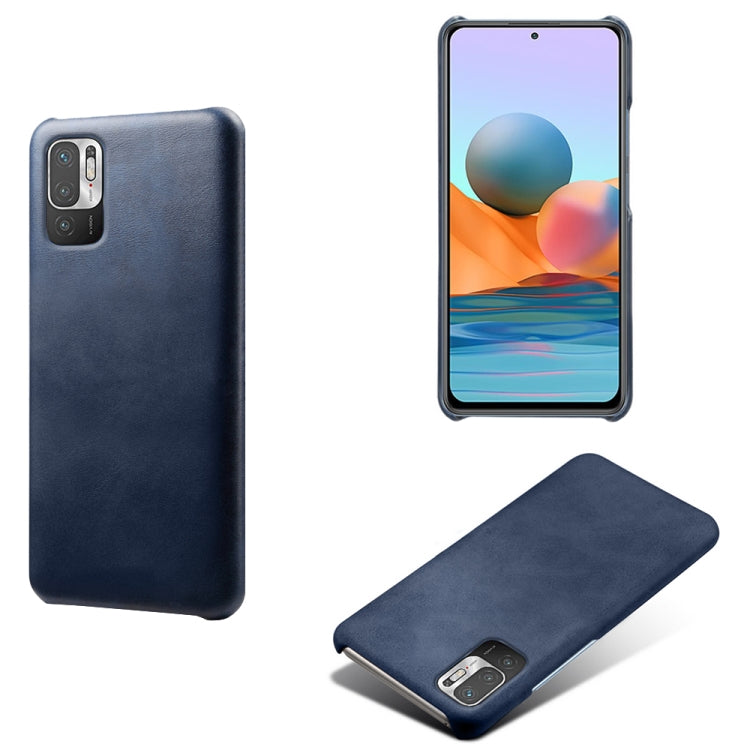 For Xiaomi Redmi Note 10 5G Calf Texture PC + PU Phone Case