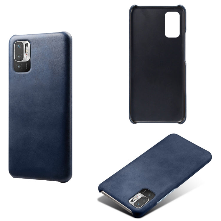 For Xiaomi Redmi Note 10 5G Calf Texture PC + PU Phone Case