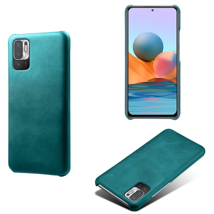 For Xiaomi Redmi Note 10 5G Calf Texture PC + PU Phone Case