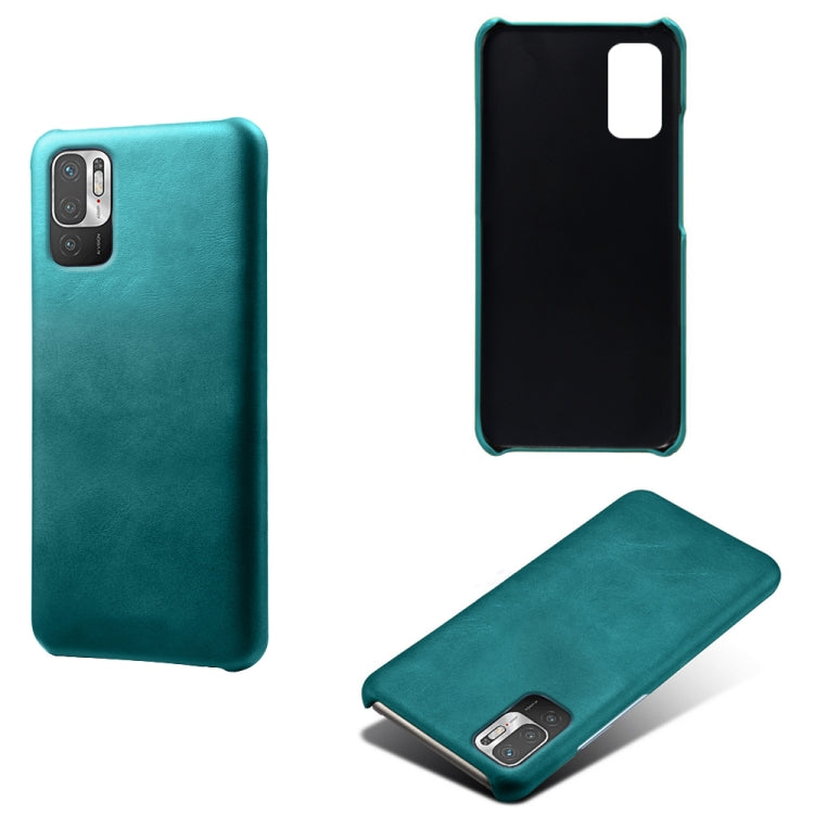 For Xiaomi Redmi Note 10 5G Calf Texture PC + PU Phone Case