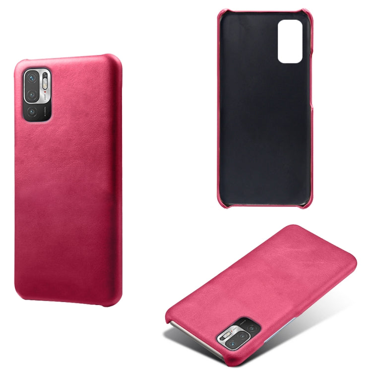 For Xiaomi Redmi Note 10 5G Calf Texture PC + PU Phone Case