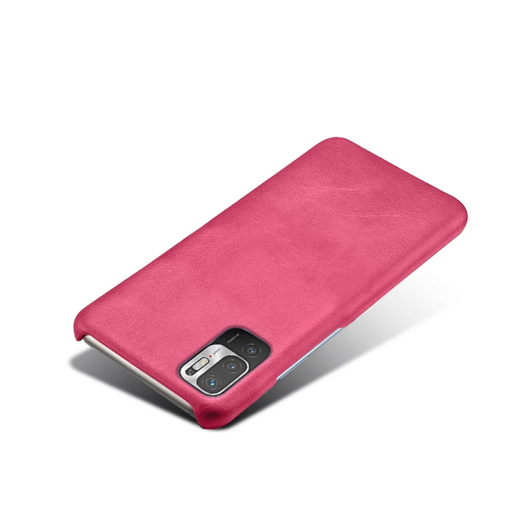 For Xiaomi Redmi Note 10 5G Calf Texture PC + PU Phone Case