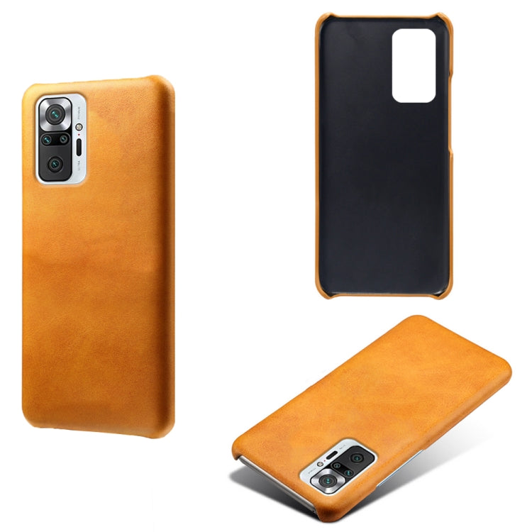 For Xiaomi Redmi Note 10 Pro 4G Calf Texture PC + PU Phone Case