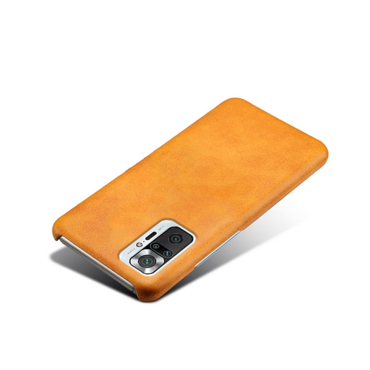 For Xiaomi Redmi Note 10 Pro 4G Calf Texture PC + PU Phone Case