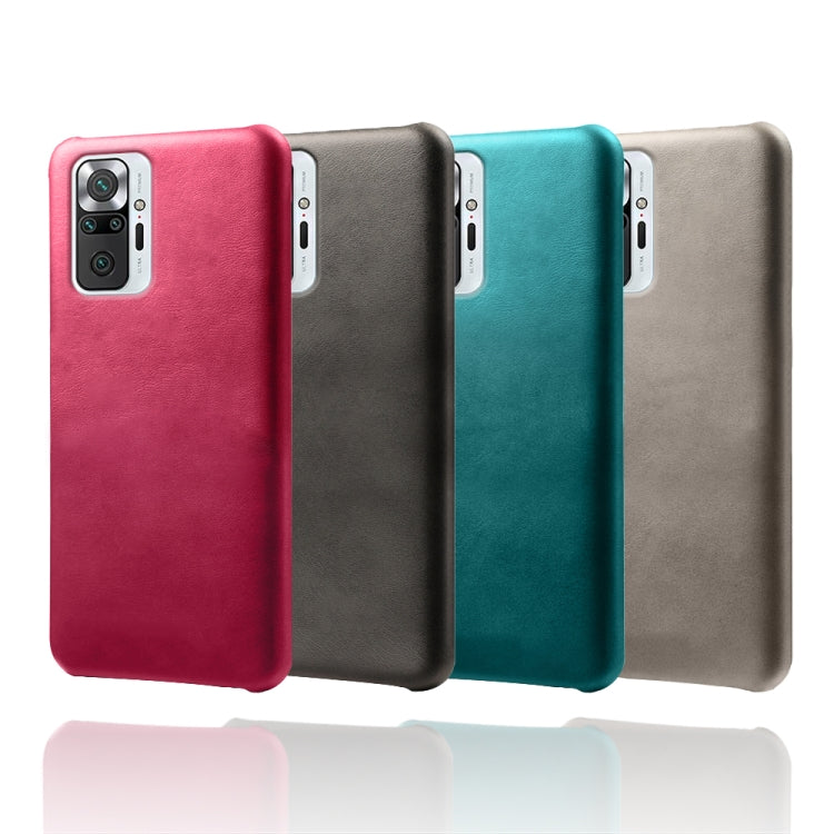 For Xiaomi Redmi Note 10 Pro 4G Calf Texture PC + PU Phone Case