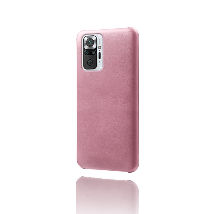 For Xiaomi Redmi Note 10 Pro 4G Calf Texture PC + PU Phone Case