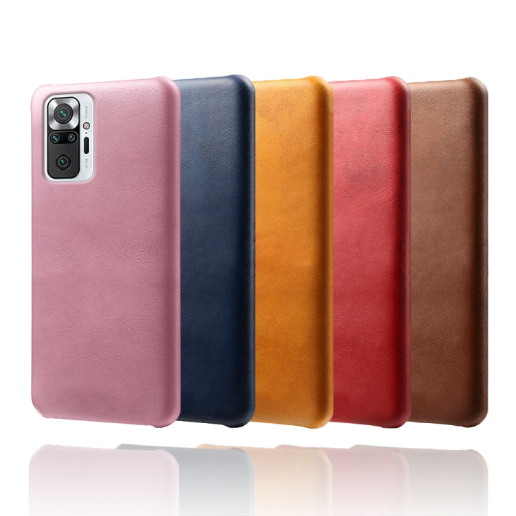 For Xiaomi Redmi Note 10 Pro 4G Calf Texture PC + PU Phone Case