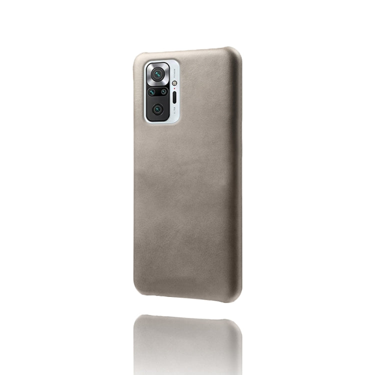 For Xiaomi Redmi Note 10 Pro 4G Calf Texture PC + PU Phone Case