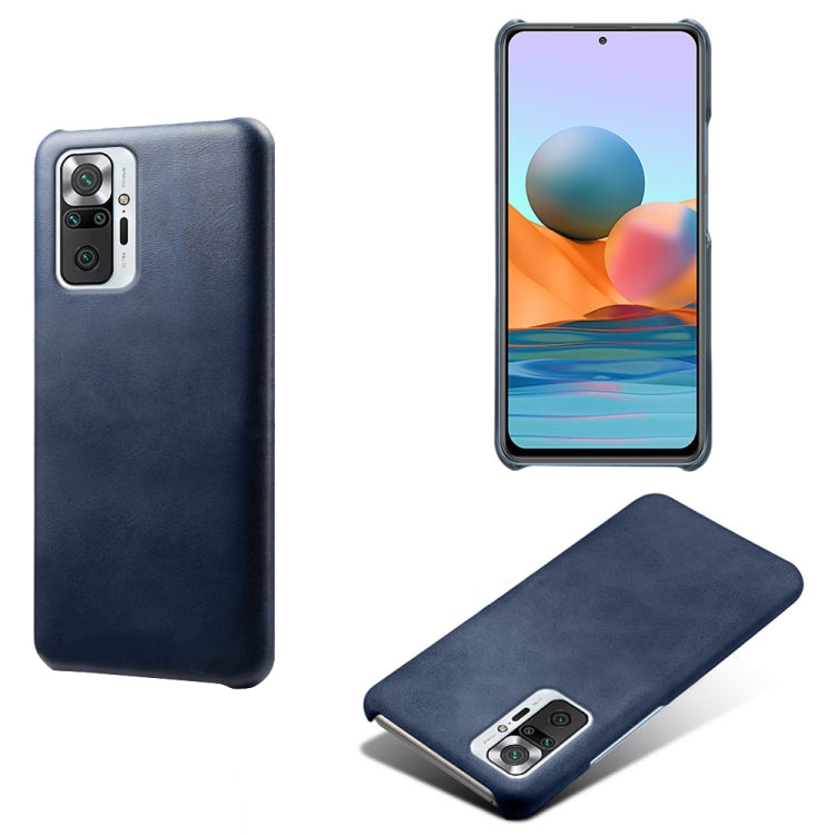 For Xiaomi Redmi Note 10 Pro 4G Calf Texture PC + PU Phone Case