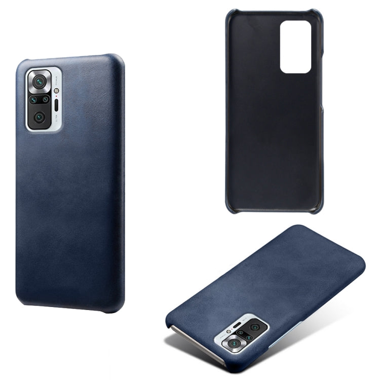 For Xiaomi Redmi Note 10 Pro 4G Calf Texture PC + PU Phone Case