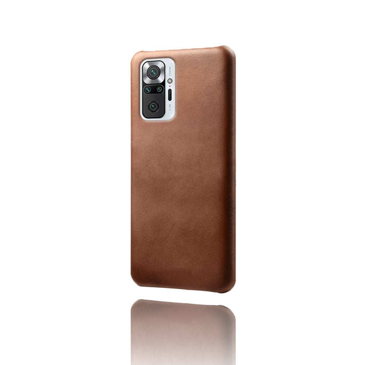 For Xiaomi Redmi Note 10 Pro 4G Calf Texture PC + PU Phone Case