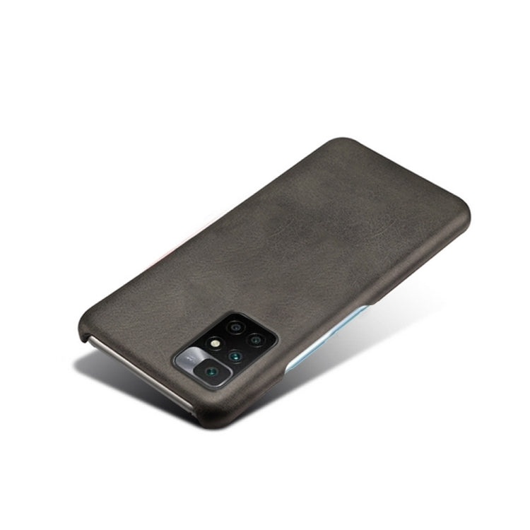 For Xiaomi Redmi 10 Calf Texture PC + PU Phone Case