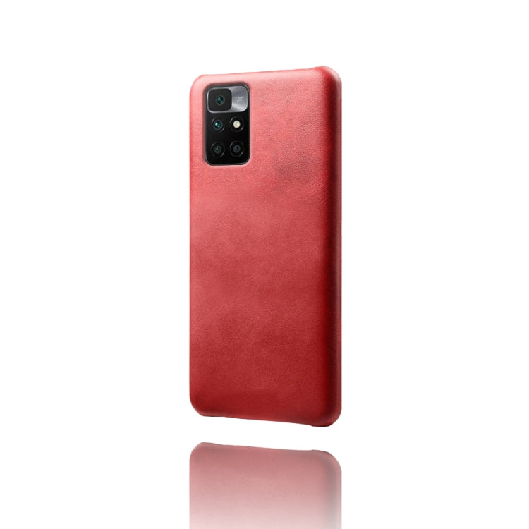 For Xiaomi Redmi 10 Calf Texture PC + PU Phone Case